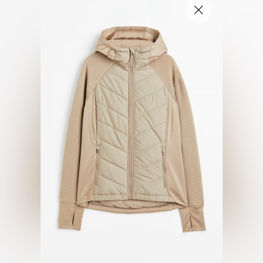 PADDED HOODED OUTDOOR JACKET